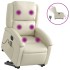 Sillón de masaje elevable eléctrico cuero sintético