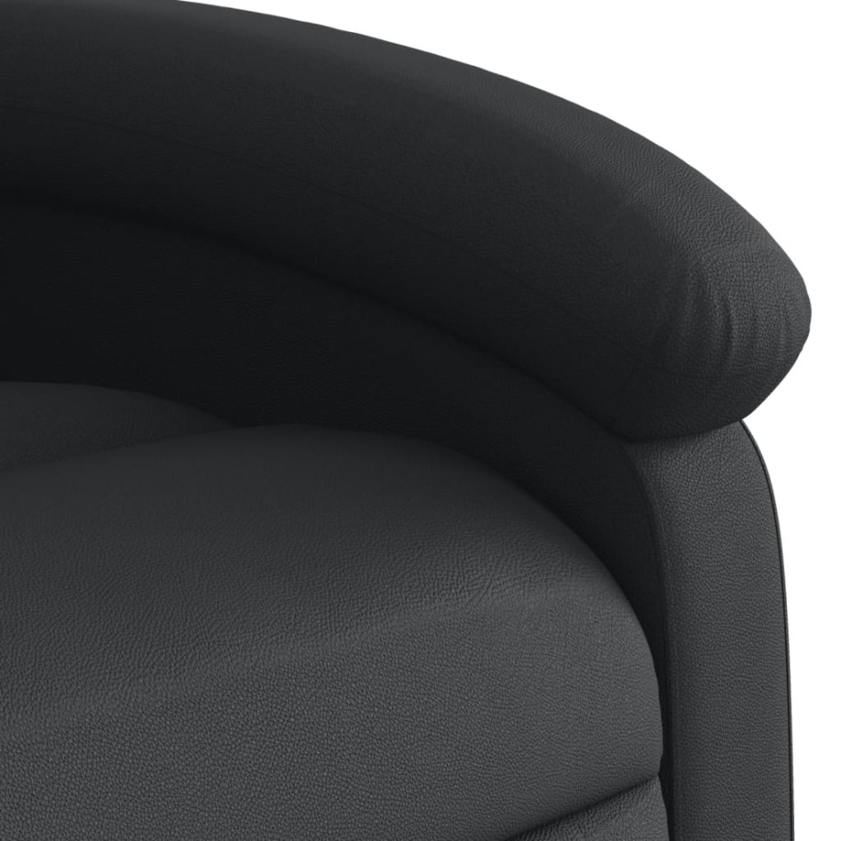 Sillón de masaje elevable eléctrico cuero auténtico