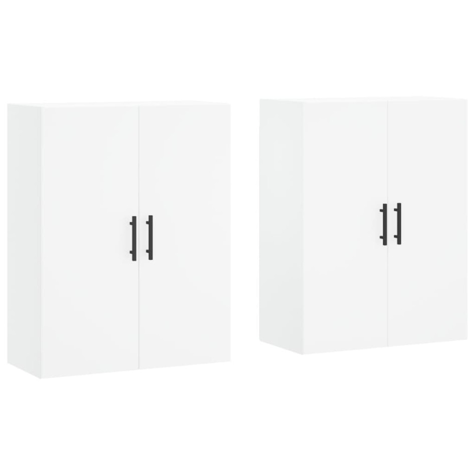 Armarios de pared 2 unidades blanco 69,5x34x90