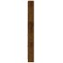 Mueble zapatero madera contrachapada roble ahumado 59x17x169