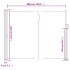 Toldo lateral retráctil azul 160x300