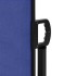 Toldo lateral retráctil azul 140x600