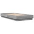 Estructura de cama madera de ingeniería gris Sonoma 90x190