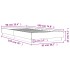 Estructura de cama madera de ingeniería gris Sonoma 90x190