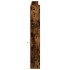 Cabecero de cama con luz LED roble ahumado 220x16,5x103,5