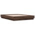 Estructura de cama madera de ingeniería marrón roble 135x190