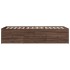 Tumbona con cajones madera ingeniería roble marrón 100x200