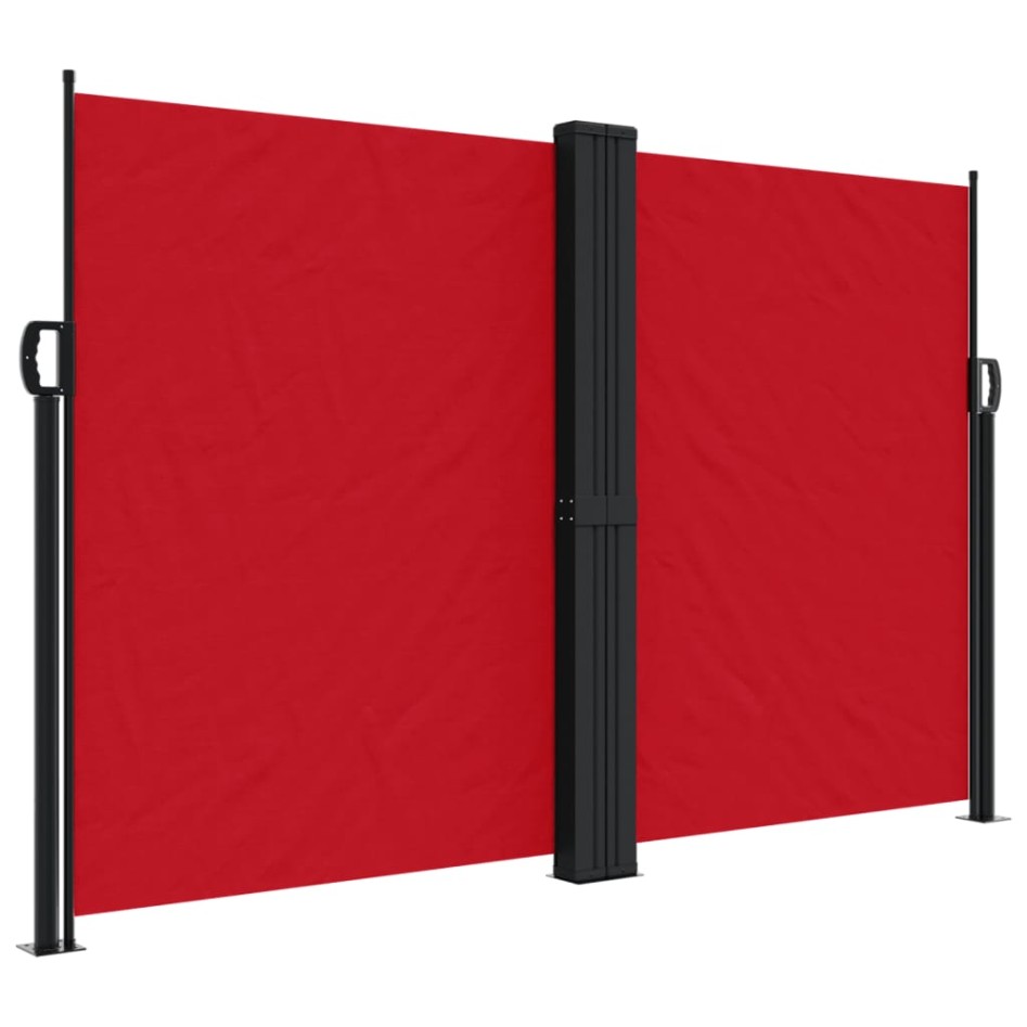 Toldo lateral retráctil rojo 160x1000