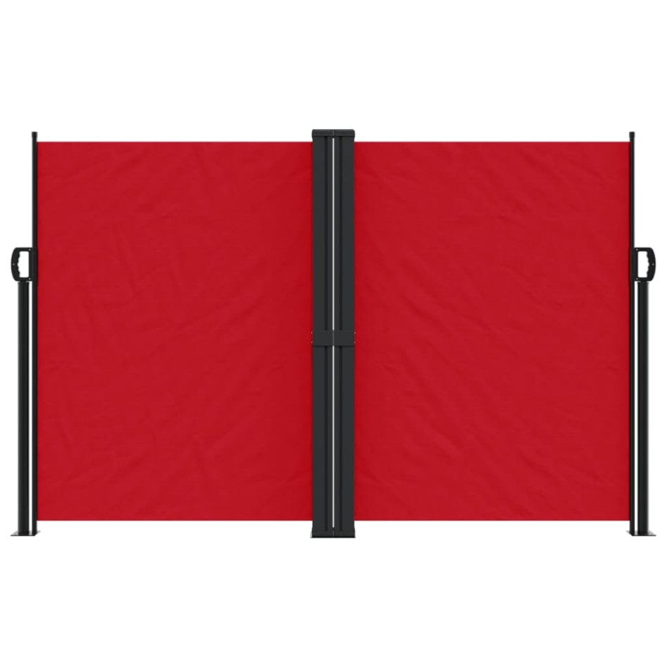 Toldo lateral retráctil rojo 160x1000