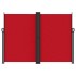 Toldo lateral retráctil rojo 180x1000
