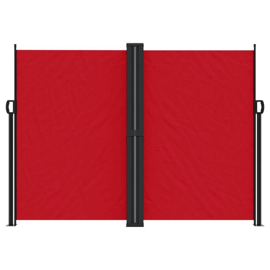 Toldo lateral retráctil rojo 180x1000