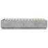 Estructura de cama madera de ingeniería gris hormigón