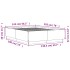 Estructura de cama madera de ingeniería blanca 140x190
