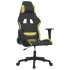Silla gaming de masaje tela negro y verde