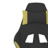Silla gaming de masaje tela negro y verde