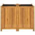 Jardinera con forro madera maciza de acacia 100x50x75