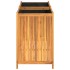 Jardinera con forro madera maciza de acacia 100x50x75