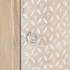 Mesita de noche madera maciza de mango y hierro 40x30x50