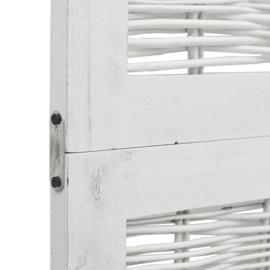 Biombo separador de 6 paneles madera maciza Paulownia