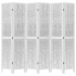 Biombo separador de 6 paneles madera maciza Paulownia