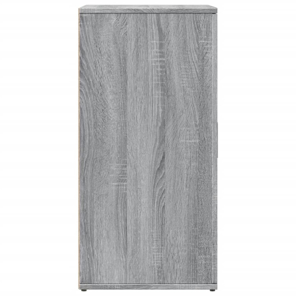 Aparador de madera de ingeniería gris Sonoma 59x39x80