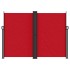Toldo lateral retráctil rojo 180x600