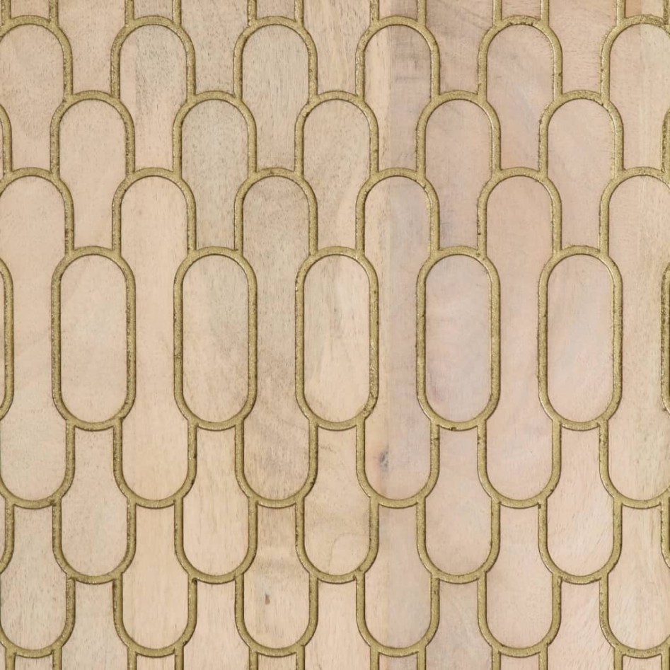 Mueble de TV madera maciza de mango 105x33x46