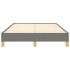 Estructura de cama de tela gris oscuro 120x200