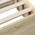 Cama con cajones madera ingeniería roble Sonoma 90x200