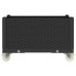 Jardinera con ruedas PP negro 80x50x54