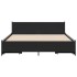 Cama con cajones madera de ingeniería negro 120x190