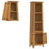 Conjunto de muebles de baño 2 piezas madera maciza de