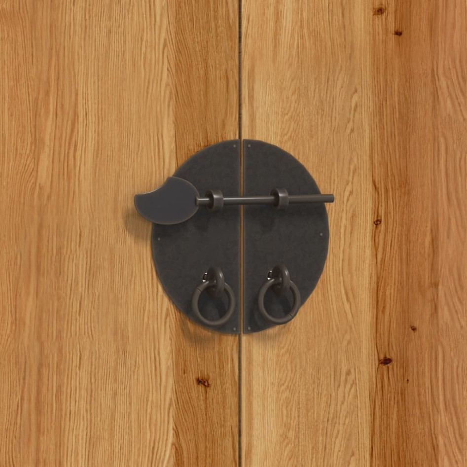 Conjunto de muebles de baño 3 piezas madera maciza de