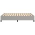 Estructura de cama de tela gris claro 140x200