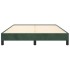 Estructura de cama de terciopelo verde 140x190