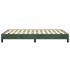 Estructura de cama de terciopelo verde 120x200