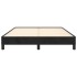 Estructura de cama de terciopelo negra 140x200