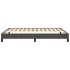 Estructura de cama de terciopelo gris oscuro 140x190