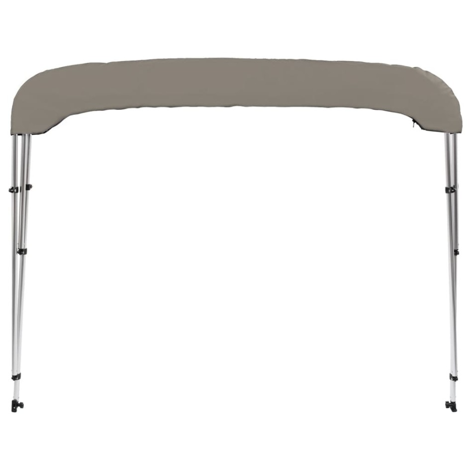 Toldo bimini de 3 arcos gris 182x184x136