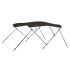 Toldo bimini de 3 arcos negro 183x152x133
