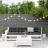 Set muebles jardín 4 pzas con cojines madera maciza pino