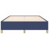 Estructura de cama de tela azul 140x190