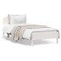 Estructura de cama con cabecero madera de pino blanco