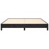 Estructura de cama de terciopelo gris claro 160x200