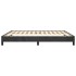 Estructura de cama de terciopelo gris claro 160x200