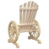 Sillones de jardín Adirondack 4 uds madera maciza de