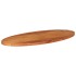 Tablero de mesa ovalado madera maciza de acacia 140x50x2,5