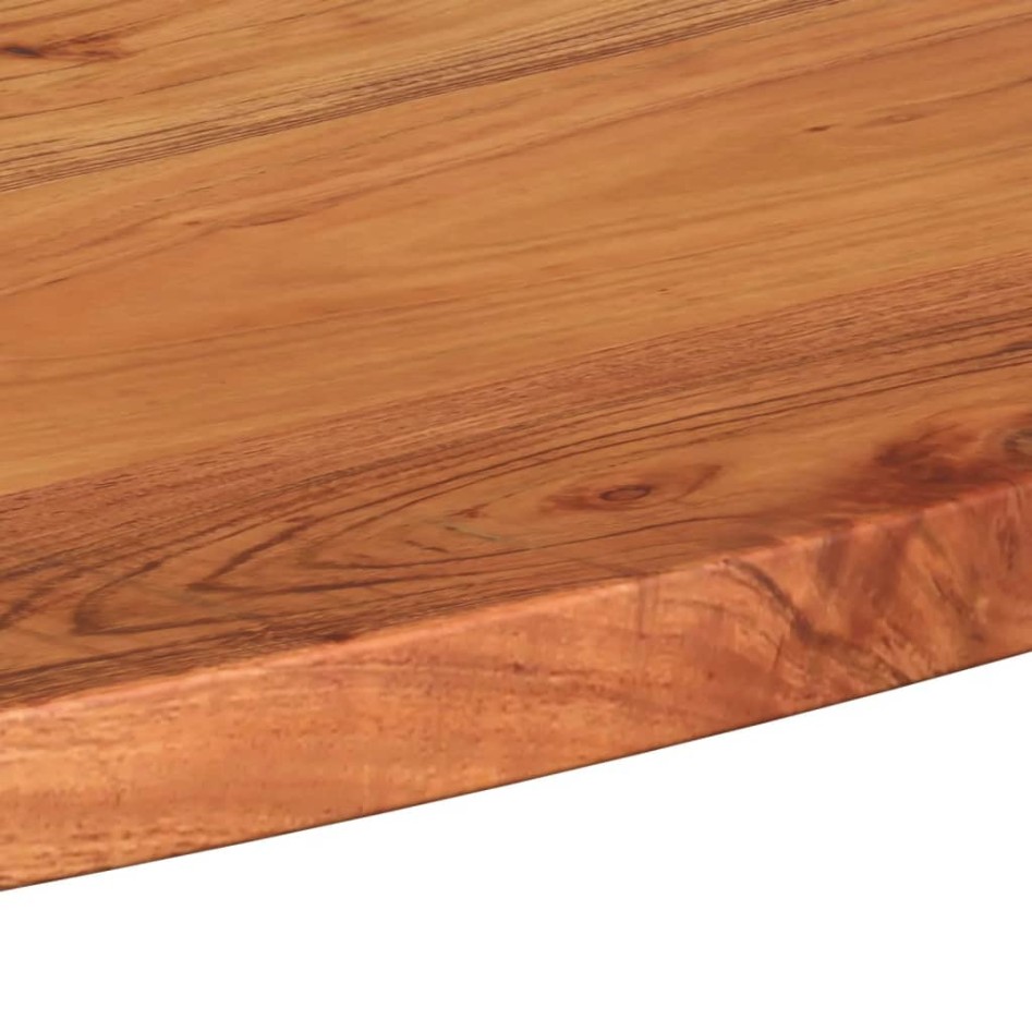 Tablero de mesa ovalado madera maciza de acacia 140x50x2,5