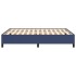 Estructura de cama de tela azul 140x190