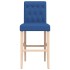 Taburetes altos 2 uds madera maciza de caucho y